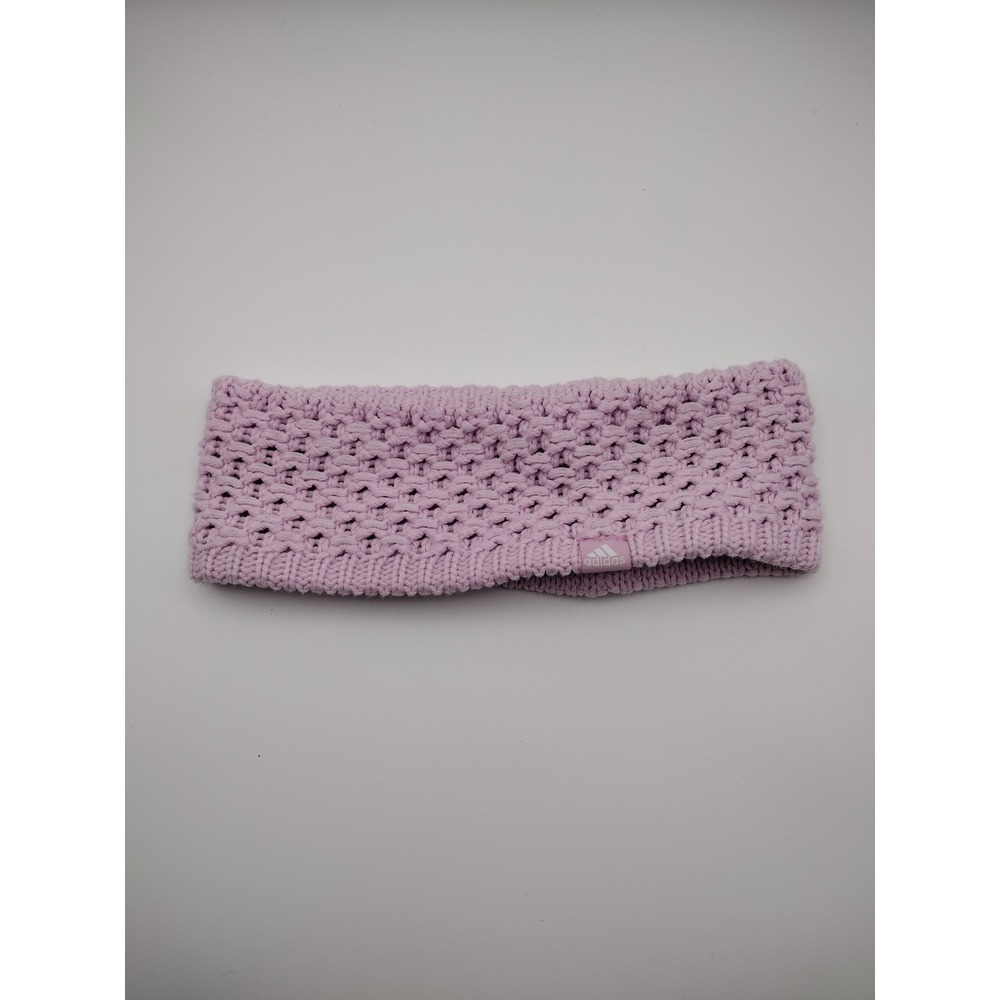 Adidas Womens Lavender Purple Knit Fleece‎ Lined Headband Ear Warmer One Size